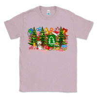 Lilac Christmas teacher Classic Tee - CowhideDigitalArt