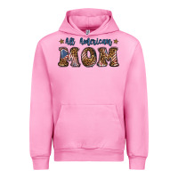Fuchsia Pink all american mom Urban Hoodie - BundleAndBundleShop