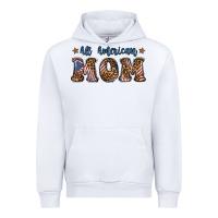 White all american mom Urban Hoodie - BundleAndBundleShop