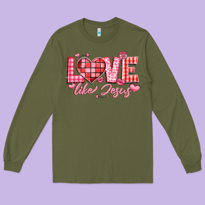 Love Like Jesus La Long Sleeve Tee Designed By Lillyallendesigns