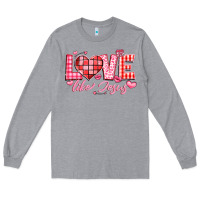 Heather Grey love like jesus la Long Sleeve Tee - LillyAllenDesigns