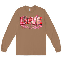 Toasted Coconut love like jesus la Long Sleeve Tee - LillyAllenDesigns