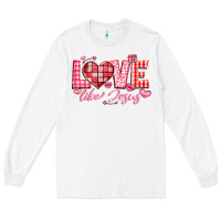 White love like jesus la Long Sleeve Tee - LillyAllenDesigns