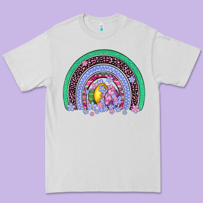 Easter Egg Rainbow Premium Tee Designed By Artiststas