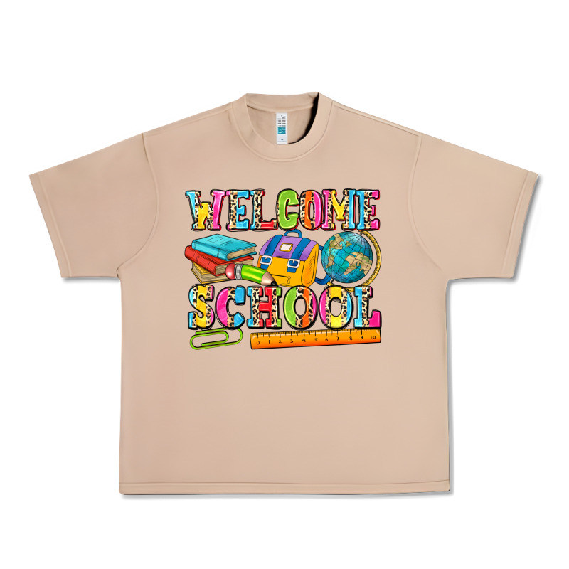 Welcome School Urban Heavy Tee by NancyCooperArtShop | Teevron