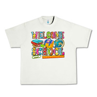 Pistachio welcome school Urban Heavy Tee - NancyCooperArtShop