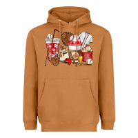 Meerkat Baseball coffee cups Heavyweight Hoodie - HowdyJamesFarm