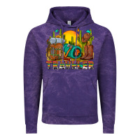 Cloud Purple western traveler cowboy Vintage Hoodie - NancyCooperArtShop