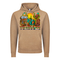 Vintage Coffee western traveler cowboy Vintage Hoodie - NancyCooperArtShop