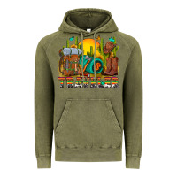 Vintage Olive western traveler cowboy Vintage Hoodie - NancyCooperArtShop