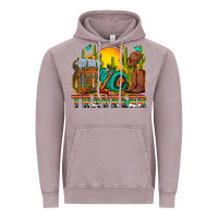 Western Traveler Cowboy Vintage Hoodie | Teevron