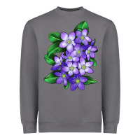 Storm Mayflower Plant Illustrations Heavyweight Sweatshirt - LillyAllenDesigns