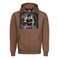Chestnut gothic girl with black rose Zipper Hoodie - TumblerDesignByShophia