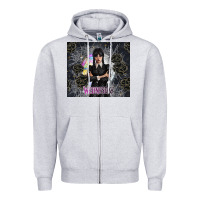 Gothic Girl With Black Rose Zipper Hoodie | Teevron