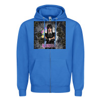 True Royal gothic girl with black rose Zipper Hoodie - TumblerDesignByShophia