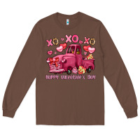 Chestnut xo xo xo happy valentine's day truck Long Sleeve Tee - LillyAllenDesigns