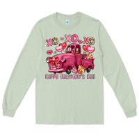 Matcha xo xo xo happy valentine's day truck Long Sleeve Tee - LillyAllenDesigns