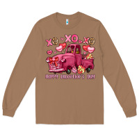 Toasted Coconut xo xo xo happy valentine's day truck Long Sleeve Tee - LillyAllenDesigns