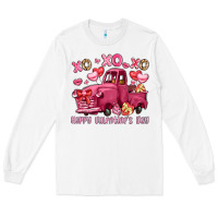 White xo xo xo happy valentine's day truck Long Sleeve Tee - LillyAllenDesigns