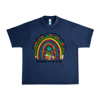 Navy teachers we do it all rainbow Urban Heavy Tee - NancyCooperArtShop
