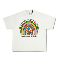 Pistachio teachers we do it all rainbow Urban Heavy Tee - NancyCooperArtShop