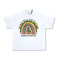 White teachers we do it all rainbow Urban Heavy Tee - NancyCooperArtShop