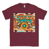 Burgundy i'm just out here trusting god Classic Tee - JahusDesignShop