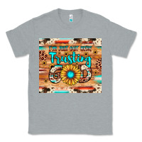 Heather Grey i'm just out here trusting god Classic Tee - JahusDesignShop