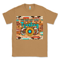 Toasted Coconut i'm just out here trusting god Classic Tee - JahusDesignShop