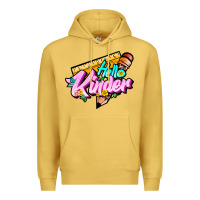 Antique Gold hello kinder Premium Hoodie - JahusDesignShop