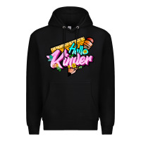 Black hello kinder Premium Hoodie - JahusDesignShop