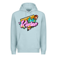 Blue Mist hello kinder Premium Hoodie - JahusDesignShop
