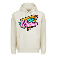 Oatmeal Heather hello kinder Premium Hoodie - JahusDesignShop