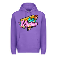 Purple hello kinder Premium Hoodie - JahusDesignShop