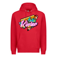 Red hello kinder Premium Hoodie - JahusDesignShop