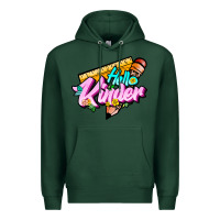 Sports Green hello kinder Premium Hoodie - JahusDesignShop