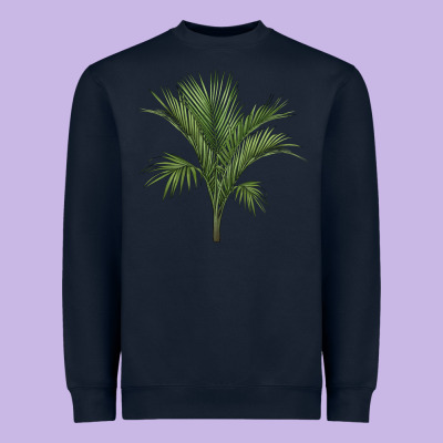 Botanical Majesty Palm Illustrations Heavyweight Sweatshirt Designed By Lillyallendesigns