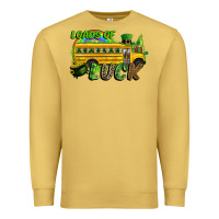 Antique Gold Loads of luck School bus Premium Sweatshirt - CowGirlArtShop