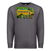 Charcoal Heather Loads of luck School bus Premium Sweatshirt - CowGirlArtShop