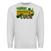 Dove Grey Loads of luck School bus Premium Sweatshirt - CowGirlArtShop
