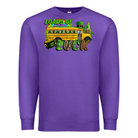 Purple Loads of luck School bus Premium Sweatshirt - CowGirlArtShop