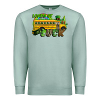 Seafoam Loads of luck School bus Premium Sweatshirt - CowGirlArtShop
