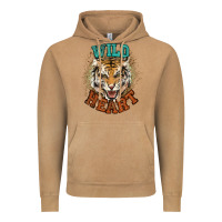 Vintage Camel wild heart tiger college western Vintage Hoodie - NancyCooperArtShop