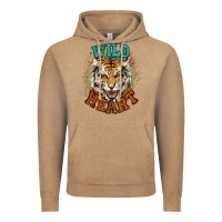 Vintage Coffee wild heart tiger college western Vintage Hoodie - NancyCooperArtShop