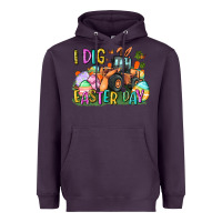 Plum I dig Easter Day Heavyweight Hoodie - CowGirlArtShop