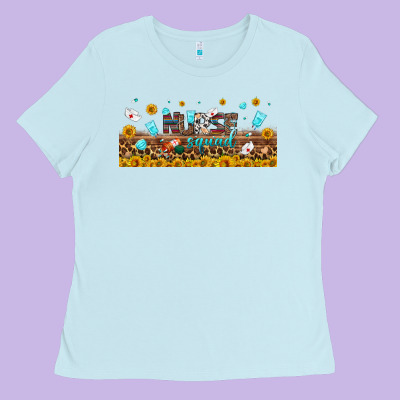Nurse Squad Libbey Glass Ladies Tee Designed By Bundleandbundleshop
