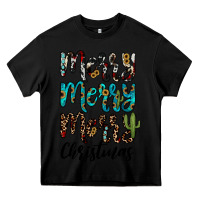 Black merry christmas Heavy Core Tee - JahusDesignShop