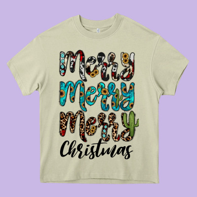 Merry Christmas Heavy Core Tee Designed By Jahusdesignshop