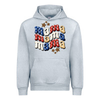 Heather Grey american mama Urban Hoodie - BundleAndBundleShop
