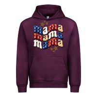 Mauve Wine american mama Urban Hoodie - BundleAndBundleShop